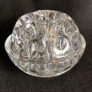Vintage Glass Floral Frog,  Flower Arranging